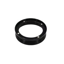 바리스타 핸드 커피 도구 도징링 템퍼 에스프레소 투약 깔때기 알루미늄 링 정밀 51/54/58mm Breville Delo, 03 dose ring black_02 53MM