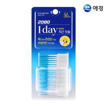 애경 2080 원데이 치간칫솔 실리콘 SSS 30p