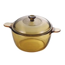 Visions 비전 Pyroceram Covered Cookpot with 뚜껑 1.5L 선물, Lid 1.5L, 상품명참조, 상품명참조