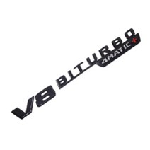벤츠 E63 엠블럼 AMG 포인트 튜닝 몰딩, 04. V8 BT 4매틱 블랙+