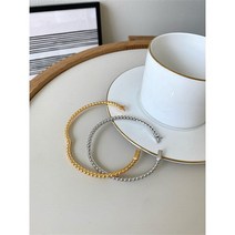 [BELLA.DOI] 로니 메탈 볼 뱅글 팔찌