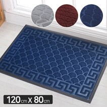 현관 매트 업소용 출입구 바닥 발판 코일 깔판 카페트 롤 베란다 신발장 사무실 바닥재 논슬립, D 02 현관매트-엔틱 120cmX80cm, 와인