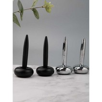 소원템 무중력펜 선물 사무실 스탠딩펜 고급볼펜, 실버