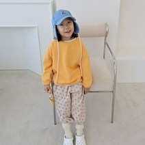 스엔스텔라 비비드 랍빠티 봄 아동 키즈 라운드 긴팔티