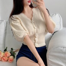 대박난박양 썸머 크롭 니트