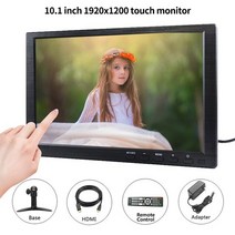 johnwill 10.1인치 1920x1200 휴대용 모니터 ps4ps5pcswitchraspberry pixbox 노트북 확장 모니터 모니터, 10.1 1920x1200 터치