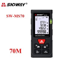 레이저줄자 수평자 레벨기 SNDWAY-40M-100M 레이저 거리 측정기 거리계 건축 테이프 도구, 03 SW-MS70 70M
