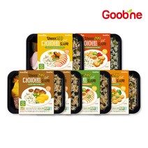 [굽네 로드닭] UNDER299 다이어트 도시락 5종 혼합 6팩, 다이어트 도시락 5종 혼합 6팩_SE05