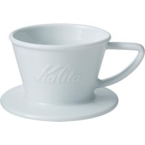 칼리타 Kalita 커피 드리퍼 웨이브 시리즈 도자기제 하사미야키, 단일 항목ml, 1~2인용(싱글)