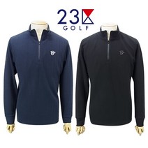 GOLF 남성용 하프 Zip 긴팔 셔츠