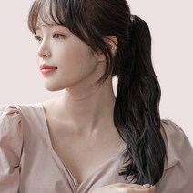 유로헤어 스몰집게 포니테일 40cm 집게가발 묶음머리, 1개, 3번-진한갈색