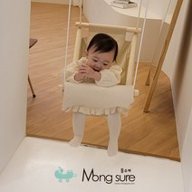 몽슈레 봉봉 바이킹/바운서 점퍼루 그네 아기텐트 4in1 만능놀이템, 도트(앞쿠션+바닥쿠션), 봉봉 바이킹(멀티프레임 미포함)-오트밀