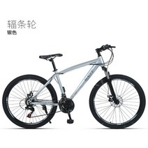 성인 학생 산악 자전거 야외 오프로드 가변 속도 자전거 26 인치 산악 자전거 스쿠터, 24인치 27단, 열하나