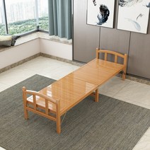 대나무침대 접이식침대 2인 1실 간이오찬침대 가정용 행군경제형 -183672, 옵션11