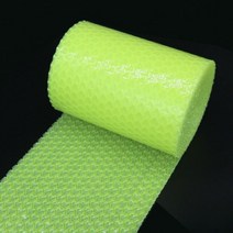 핑크 러브 하트 모양 버블 롤 포장 선물 상자 20cm x 5 m 폼 파티 호의 필러 웨딩 박스 장식, Light Yellow