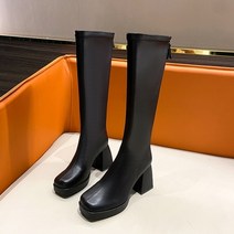 워커힐 스타카토신발 net red long boots 여성용 신발 2022 새로운 오버
