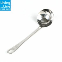 KT 통스텐 델키 유광 국자 가정용 스텐국자 소스 서빙용 만두 반찬 맛보기국자 업소용 조리용 조리도구 조리기구, 스텐통국자[DK]_소