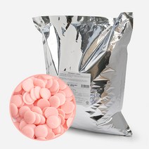 [썬데이베이커리] Beryls 버릴스 코팅 초콜릿 코인 딸기 대용량 5kg 업소용 제과용, 1개