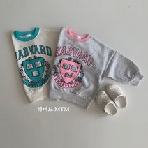 일센치KC 하버드맨투맨 유아동복 상의 티셔츠