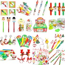 크리스마스 문구 랜덤1개 성탄절 연말 팬시 어린이 학용품 필기구, 3.6색볼펜