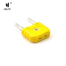 미니 K 타입 원형 바나나 플매트 카펫 매트 러그 온도계 노란색 열전대 어댑터 1 개