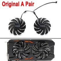 기가바이트 geforce gtx 1050 1050ti 1060 1070 1070ti radeon rx 570 580 470 480 g1 new 88mm 쿨러 팬 t129215su, 협력사, 원래 팬 ab-2pcs