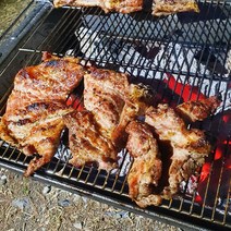 제주돼지 캠핑용 소금구이 3대갈비1kg 숯불 생갈비 왕갈비 갈비찜, 돼지갈비찜용2kg