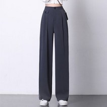 [하나비] 오리에티렌 여성 가을 허리버튼 지퍼 무지 스판 데일리 바지