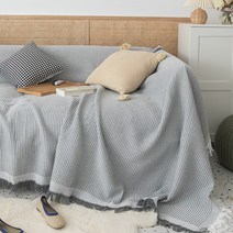 SKANDSALO 쇼파 패드 6인용 천커버 가죽갈이 돌쇼파 매트 천갈이, Lingge 그레이_180 x 340cm