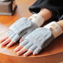 소프트 방한 스마트폰 터치 벙어리 털 기모 장갑