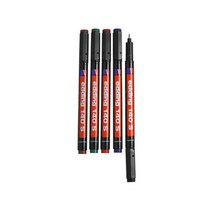 [오피스넥스] 에딩 OHP마카 e-140(적색 1자루 0.3mm), 상세 설명 참조