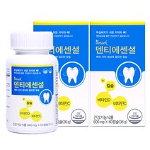 일맥 덴티에센셜3병 뼈 치아 건강 칼슘 영양제, 60캡슐, 3병
