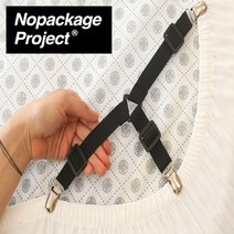 NPL 침대 메트리스 커버 패드 고정 밴드 집게 클립 1p 4컬러 [Mattress Cover Bed Sheet Holder Band Clips 1p 4 Colors], 그레이(Gray)