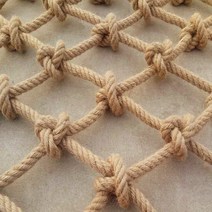 낙하 추락 방지망 놀이터 공원 조경 안전 그물망 안전망 울타리 전원주택 휀스 계단, 6mm 로프두께 10cm 간격 1미터-1미터