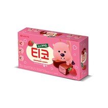 롯데 티코 딸기 510ml(잔망루피 온팩) 달콤한 유기농아이스크림 아이들간식 달콤한, 28개