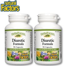 천연 허브 이뇨제 90캡슐 Diuretic Formula 네추럴팩터스 캐나다 직구, 2병