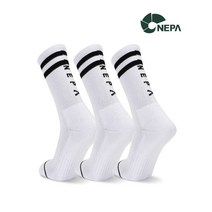 네파 여성 레깅스 장목양말 플렉스 화이트 3켤레, 24(S)