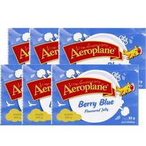 에어로플레인 젤리 베리 블루 85g Aeroplane Jelly Berry Blue 85g, 6팩