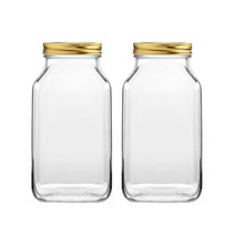 경성 과일청 담금주병 2조 골드캡, 2.2L, 2개