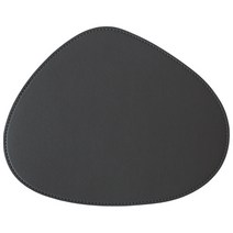 오브리즈 국내제작 조약돌 마우스패드 받침대, 조약돌패드_모던블랙