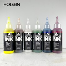 홀베인 아크릴 잉크 액상 아크릴물감 100ml, AI881울트라마린블루