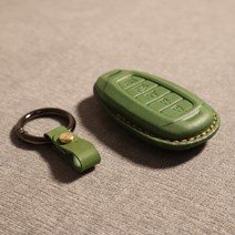 2022년형 현대 올뉴아반떼 7세대CN7 5버튼 키케이스 펠리세이드 신형 산타페TM 스마트키홀더 원격시동 펠리세이드 더뉴코나 그랜져IG 스마트 키홀더 스마트키 케이스, 녹색