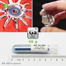 갈륨 금속 원소 순도 9999% 31 10g 20g 50g 100g, 없음, 3.40g