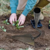 감자 수확기 긴 호미 잡초 제거 콩심는 농자재 감자 수확기 긴 제거 콩심는 hardened garden swoe 내구성 날카로운 블레이드 망간 강철 풀러 전통적인 토양 풀기