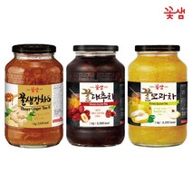꽃샘 꿀생강차S +꿀대추차 +꿀모과차 SET (3KG)