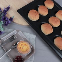 YS 스텐 12구 오븐팬 VV 쿠키 계란 빵 판 팬 530X325, 03.오븐 12구 에그팬 (228086)