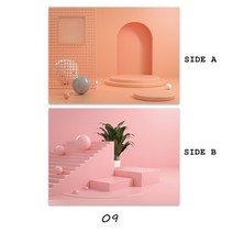 대형배경천 사배지 배경지거치대 스탠드 노출계 크로마키거치대 원터치 사진 스튜디오 사진 액세서리 2면 배경 5742cm 크리스마스 벽지 배경 방수 소품 포토존 장식, 09