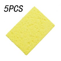 국소배기장치 집진기 소형 이동식 전기 5/10Pcs 노란색 청소 스폰지 영원한 전기 용접 납땜, 01 5PCS