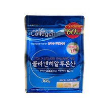 이토 흡수력좋고 고함량 5000mg 저분자콜라겐 히알루론산 60일분 306g, 1개