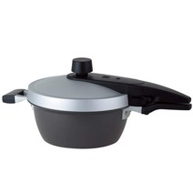 호쿠리쿠 알루미늄 압력 냄비 3L [IH 대응] 경량 EGG FORM 외면 내열 도장 불소 수지 가공 일본제, 단일옵션